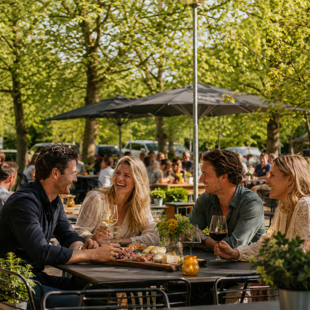 borrelende vriendengroep